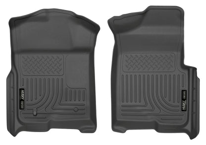 Husky Liners 09-12 Ford F-150 Regular/Super/Super Crew Cab WeatherBeater Black Floor Liners