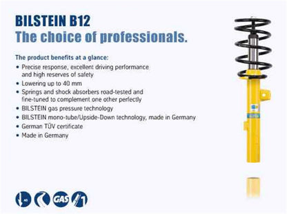 Bilstein B12 (Special) 13-18 Toyota Land Cruiser Rear Suspension Kit (For 1.75in Lift)