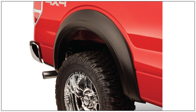 Bushwacker 92-96 Ford Bronco Extend-A-Fender Style Flares 2pc - Black