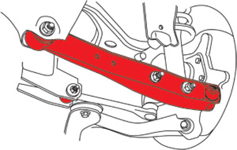 SPC Performance 08-12 Subaru Impreza/ 2022+ BRZ/Toy 86 Rear Camber Arm & Toe Kit (SINGLE ARM-REQ 2)