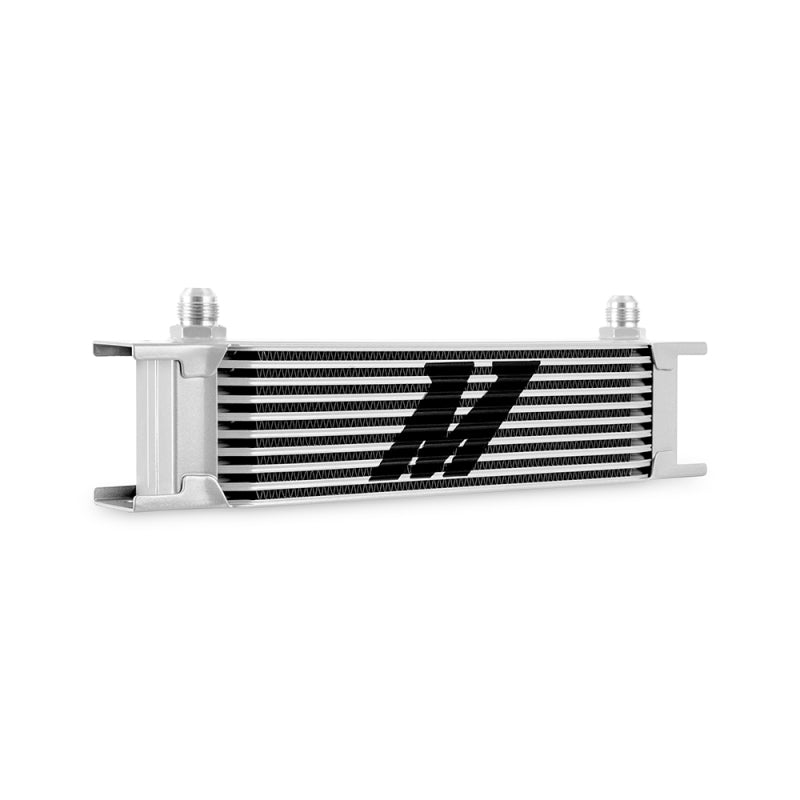 Mishimoto Universal -8AN 10 Row Oil Cooler - Silver