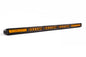 Diode Dynamics 30 In LED Light Bar Single Row Straight - Amber Combo Each Stage Series