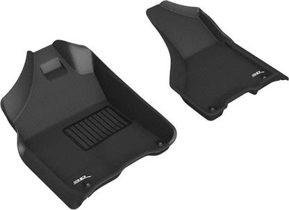 3D MAXpider 2012-2020 Dodge Ram 1500 Crew/2500/3500 Crew/Mega Kagu 1st Row Floormat - Black