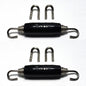 Stainless Bros Spring Tab Kit - 5 Pack SS304 (5 Springs 10 Hooks and 5 Black Silicone Sleeves)