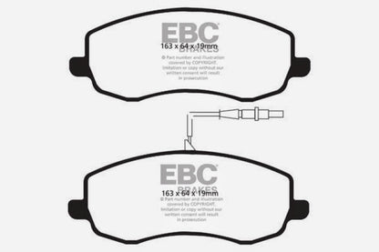 EBC AP Racing Caliper CP7040 (AP Racing Pad CP7040D54) Bluestuff Brake Pads