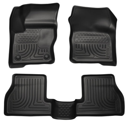 Husky Liners 2012 Ford Focus (4DR/5DR) WeatherBeater Combo Black Floor Liners