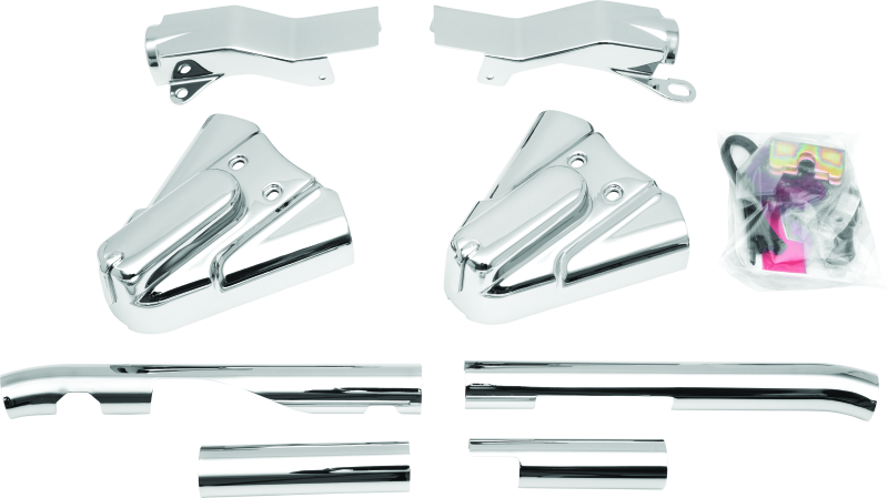 Kuryakyn Swingarm Cover Kit - Unlighted 86-99 Softail Models Chrome