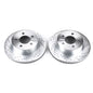 Power Stop 99-01 Jeep Cherokee Front Evolution Drilled & Slotted Rotors - Pair