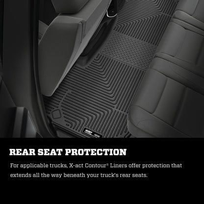 Husky Liners 2023 Honda Pilot X-Act Contour Black Floor Liners (2nd Seat)