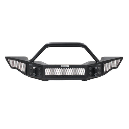 Go Rhino 07-20 Jeep Wrangler JL/JLU/JK/JKU/Gladiator JT Rockline Full Width Bumper w/ Overrider