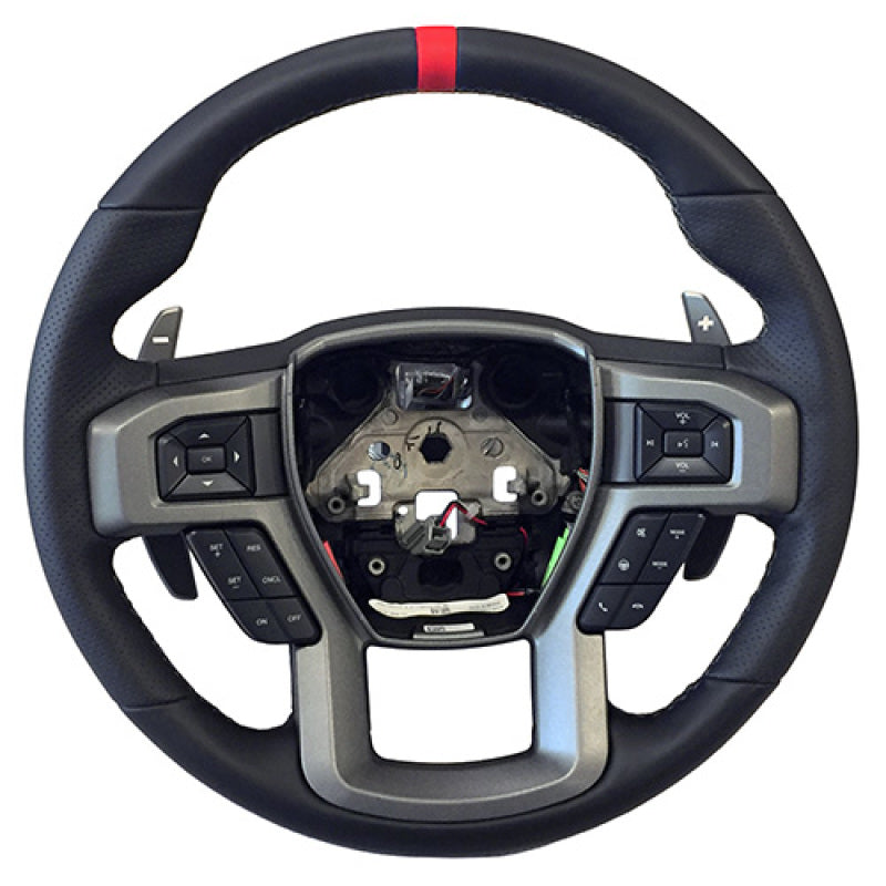 Ford Racing 15-18 F-150 Raptor Performance Steering Wheel Kit - Red Sightline