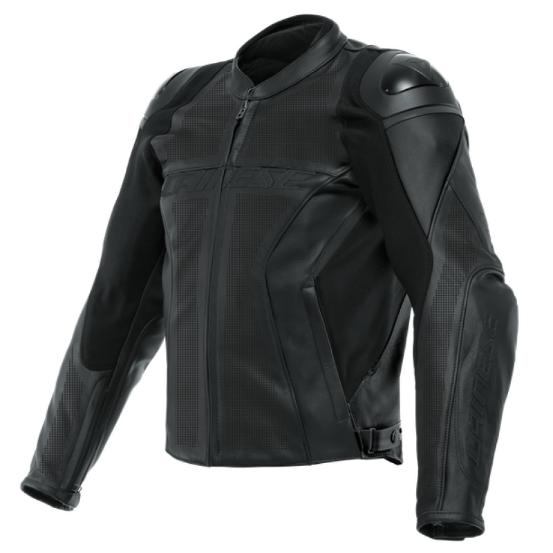 Dainese Racing 4 Leather Jacket Perforated Black/Black/Black Size - 50