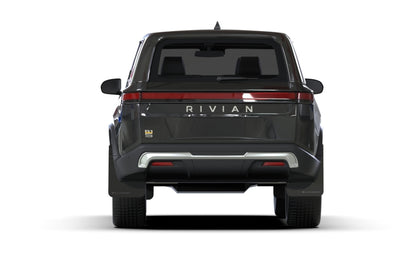 Rally Armor 22-24 Rivian R1S Black UR Mud Flap w/Metallic Black Logo