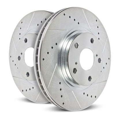 Power Stop 02-06 Chevrolet Avalanche 2500 Rear Evolution Drilled & Slotted Rotors - Pair