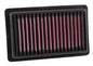 K&N 2014 Smart Fortwo L3-0.9L F/I Replacement Drop In Air Filter