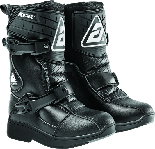 Answer Peewee Boot Black Youth - 11