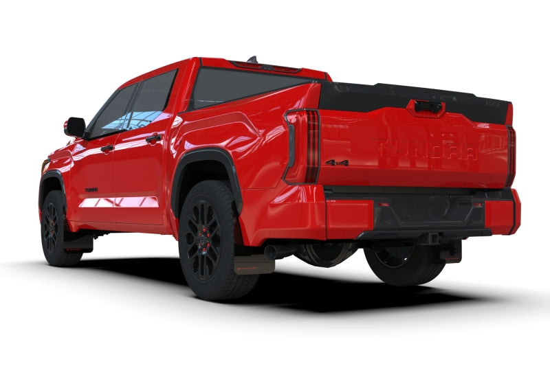 Rally Armor 22-24 Toyota Tundra Black UR Mud Flap w/Red Logo