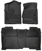 Husky Liners 14-18 Chevrolet Silverado Crew Cab X-Act Contour Front & Second Seat Floor Liners