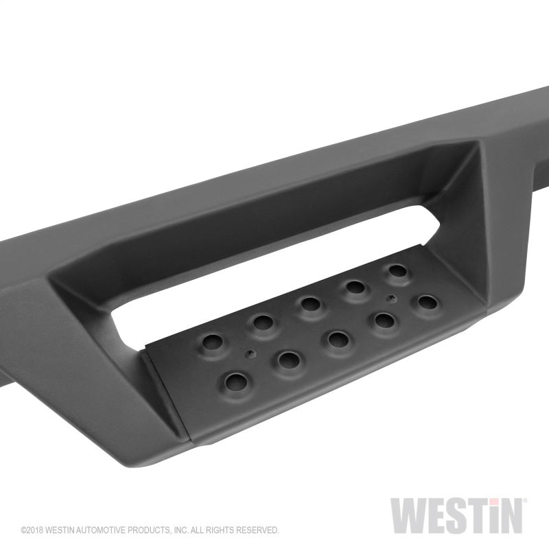 Westin 2019 Chevrolet Silverado / GMC Sierra 1500 Crew Cab Drop Nerf Step Bars - Textured Black