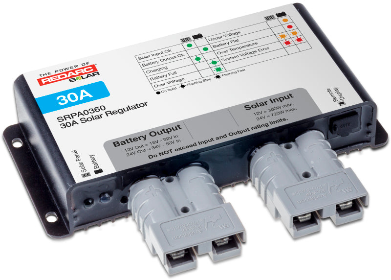 REDARC Solar Regulator w/Anderson Connect - 30A