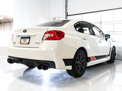 AWE Tuning 2015+ Subaru WRX VA Sedan Touring Edition Exhaust - Diamond Black Tips (102mm)