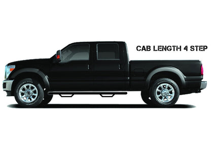 N-Fab RS Nerf Step 19-20 Chevy 1500 (Next Gen) / 20-21 Chevy 2500/3500 CC - Cab Length - Tex. Black