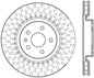 StopTech Slotted & Drilled Sport Brake Rotor