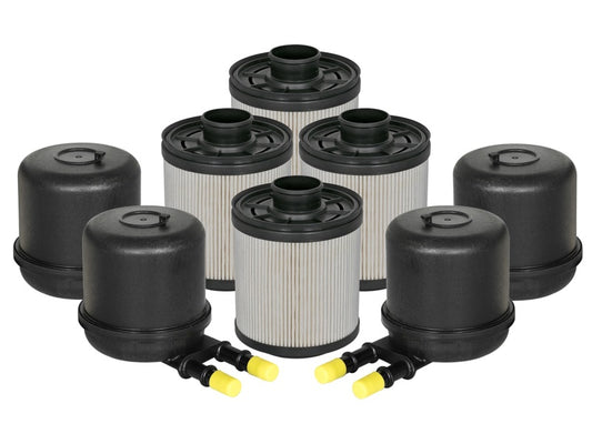 aFe Pro GUARD D2 Fuel Filter 11-17 Ford Diesel Trucks V8 6.7L (td) (4 Pack)