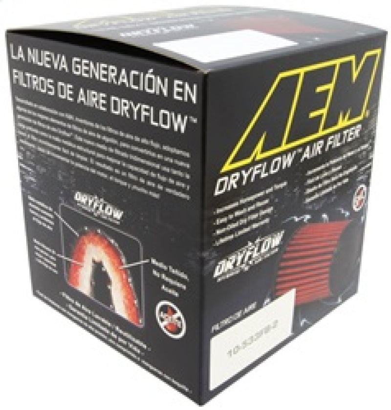 AEM Dryflow Air Filter AIR FILTER ASSY 3in X 5in Dryflow