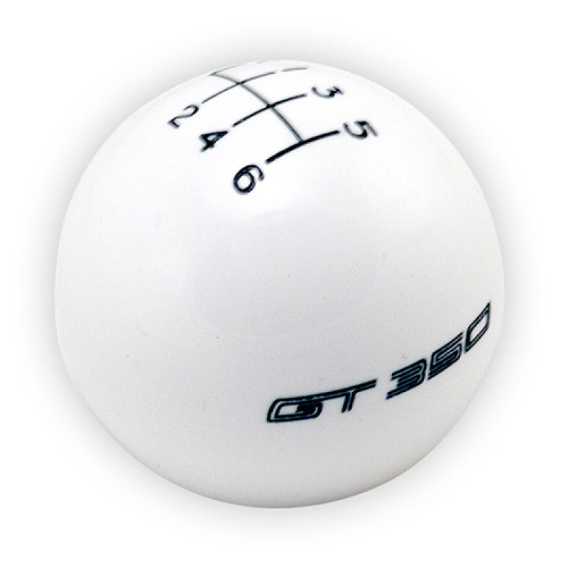 Ford Racing 15-19 Mustang GT350 White 6-Speed Shift Knob