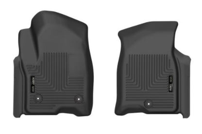 Husky Liners 21-23 Chevy Tahoe / 21-23 Cadillac Escalade X-Act Contour Black Front Seat Floor Liners