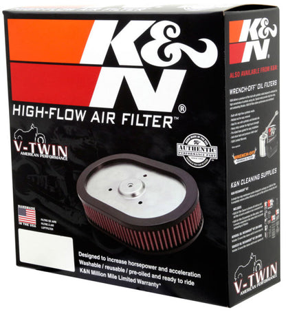 K&N 10-12 Harley Davidson FLHXSE/FLSTSE / 11-12 FLHTCUSE / 11 FLTRUSE Replacement Air Filter