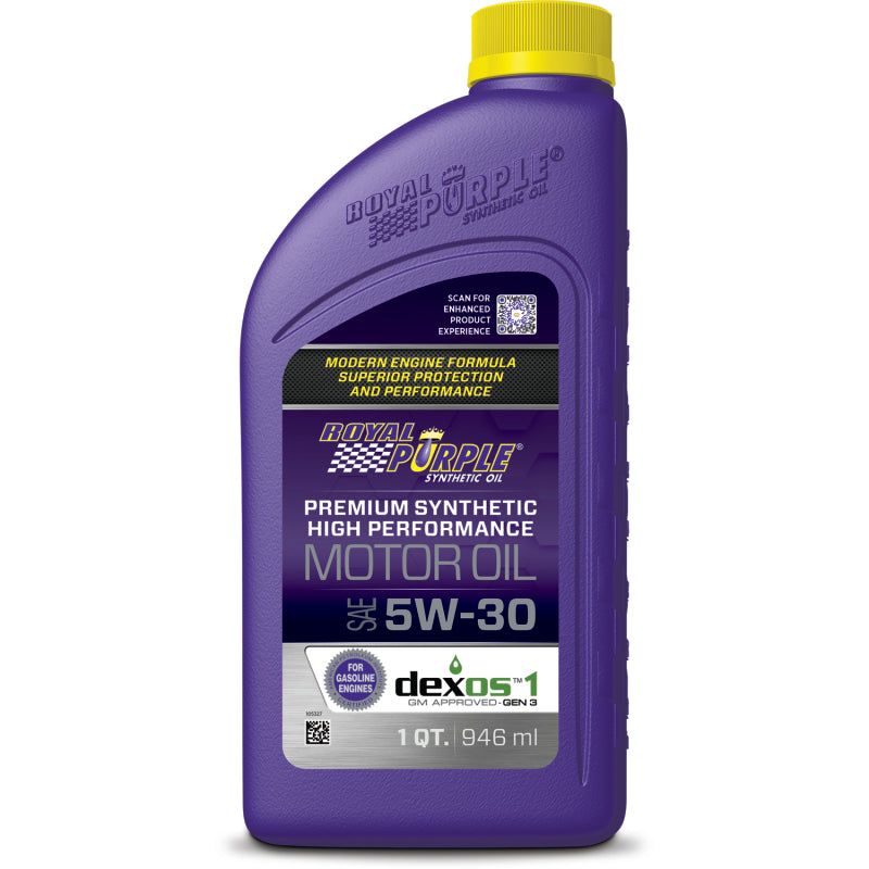 Royal Purple Premium Synthetic High Performance Multi-Grade 5W-30 Motor Oil - 1 Quart