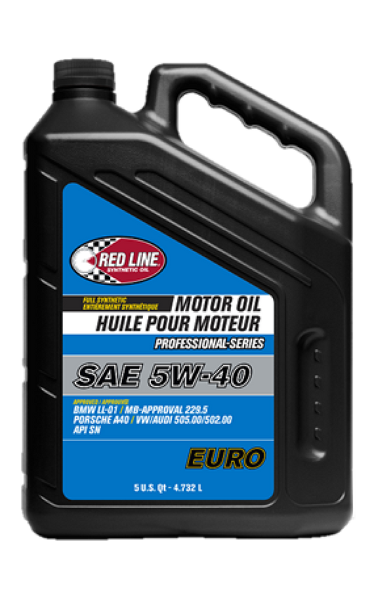 Red Line Pro-Series Euro 5W40 Motor Oil - 5 Quart