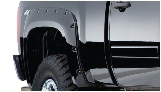 Bushwacker 99-10 Ford F-250 Super Duty Styleside Cutout Style Flares 2pc 81.0in Bed - Black