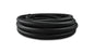 Vibrant -6 AN Black Nylon Braided Flex Hose w/ PTFE liner (5FT long)