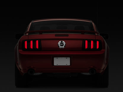 Raxiom 05-09 Ford Mustang Vector V2 LED Tail Lights- Black Housing (Smoked Lens)