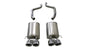 Corsa 2009-2013 Chevrolet Corvette (C6) 6.2L Polished Xtreme Axle-Back Exhaust w/4.5in Tips