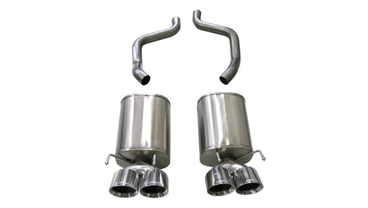 Corsa 2005-2007 Chevrolet Corvette (C6) 6.0L/6.2L Polished Xtreme Axle-Back Exhaust w/4.5in Tips