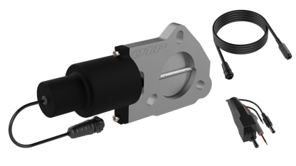 QTP 2.25in Bolt-On QTEC Electric Cutout Valve - Single