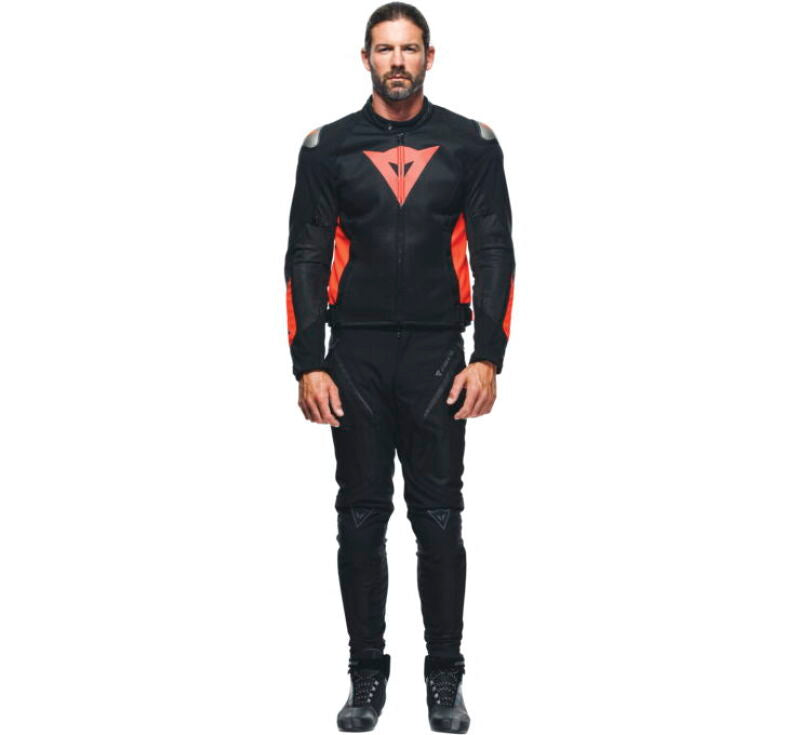 Dainese Energyca Air Tex Jacket Black/Fluorescent-Red Size - 52