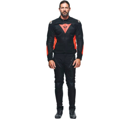 Dainese Energyca Air Tex Jacket Black/Fluorescent-Red Size - 56