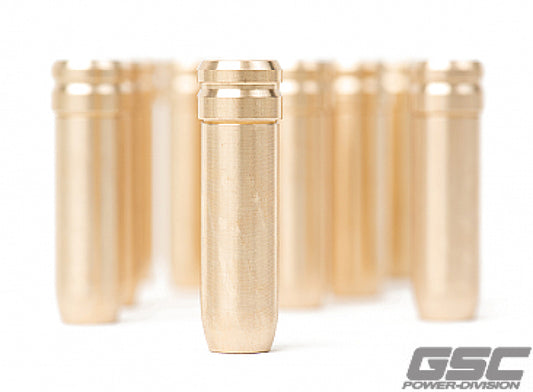 GSC P-D Toyota 2JZ STD Manganese Bronze Exhaust Valve Guide Stopper Style - Set of 12