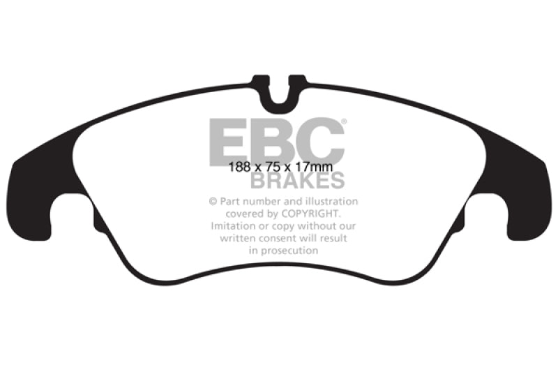 EBC 11 Audi A6 2.0 Turbo Ultimax2 Front Brake Pads