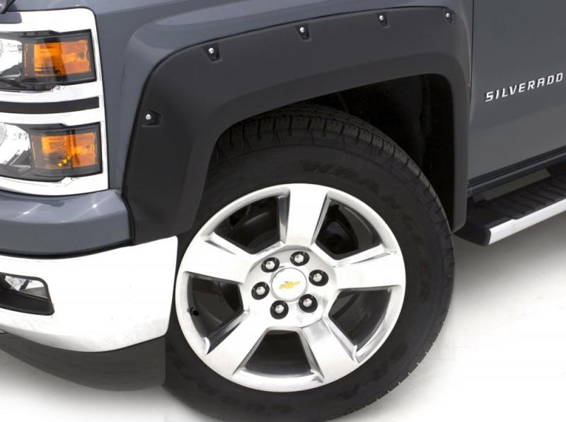 Lund 11-16 Ford F-250 RX-Rivet Style Textured Elite Series Fender Flares - Black (4 Pc.)