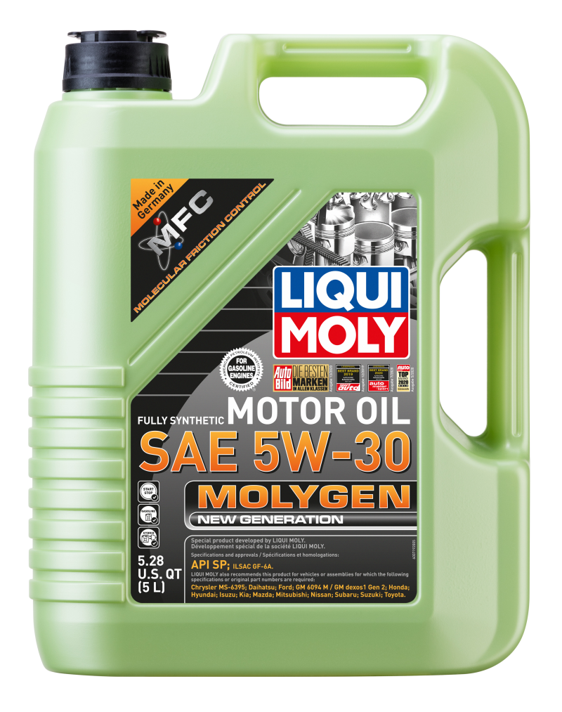 LIQUI MOLY 5L Molygen New Generation Motor Oil SAE 5W30