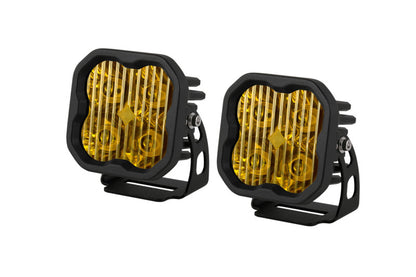 Diode Dynamics SS3 LED Pod Pro - Yellow Driving Standard (Pair)