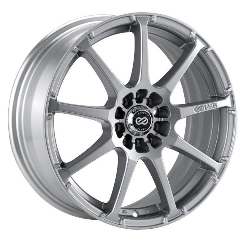 Enkei EDR9 17x7 5x100/114.3 45mm offset 72.6 Bore Diameter Silver Wheel