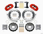 Wilwood Narrow Superlite 6R Front Hat Kit 12.88in Red 2012-Up Toyota / Scion FRS w/ Lines