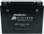 BikeMaster AGM Battery - MS12-24HL-BS